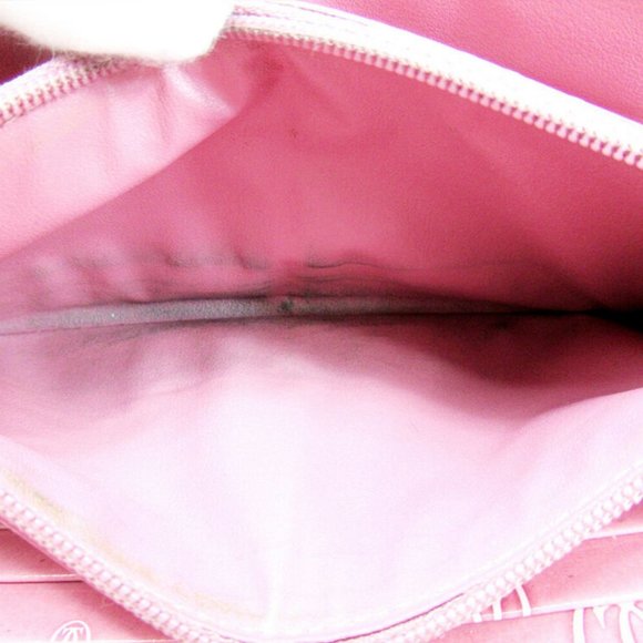 Cartier purse Happy Birthday pink enamel leather Auth T17218 - Picture 7 of 8